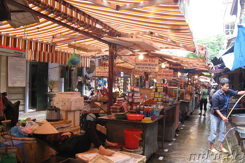 Markt in Hanoi, Vietnam