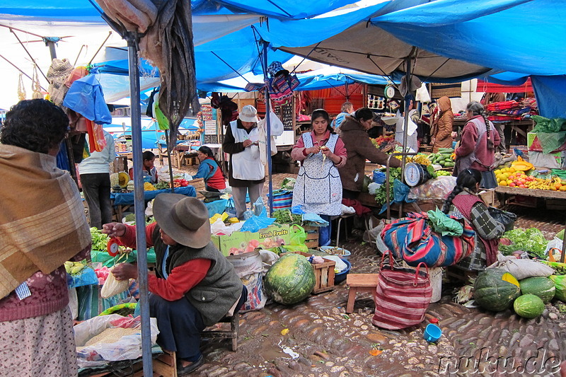 Markt in Pisaq, Urubamba Valley, Peru