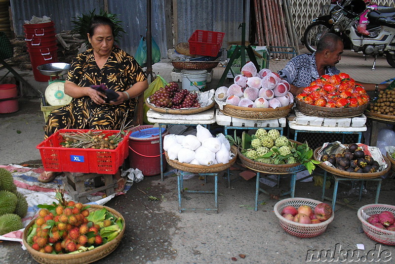 Markt in Sa Dec, Vietnam