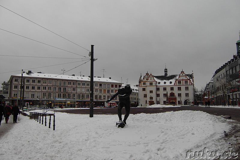 Marktplatz und Altes Rathaus in Darmstadt