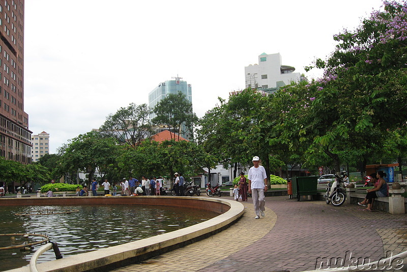 Me Linh Square in Ho Chi Minh City, Vietnam