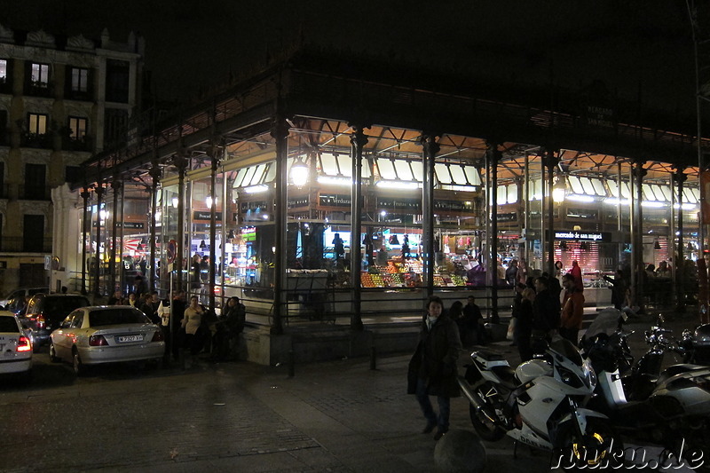 Mercado de San Miguel in Madrid, Spanien