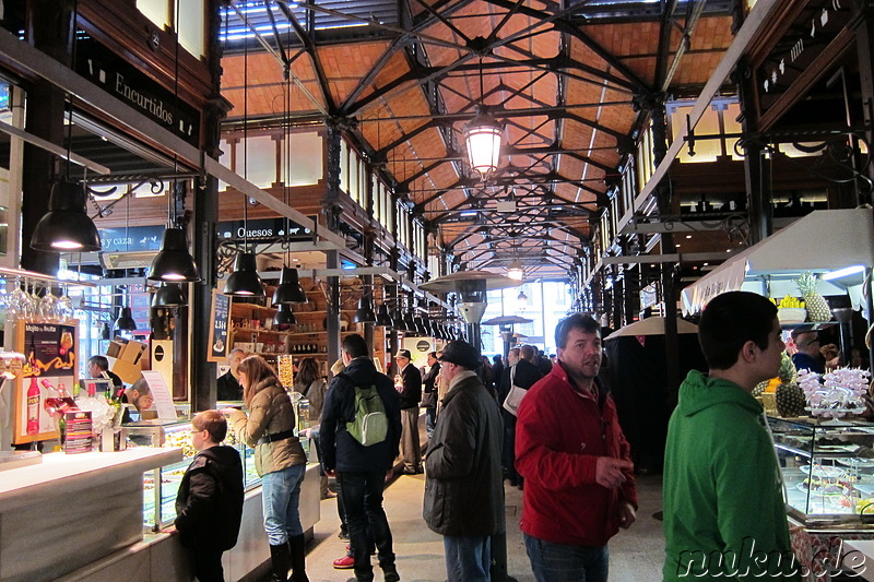 Mercado de San Miguel in Madrid, Spanien