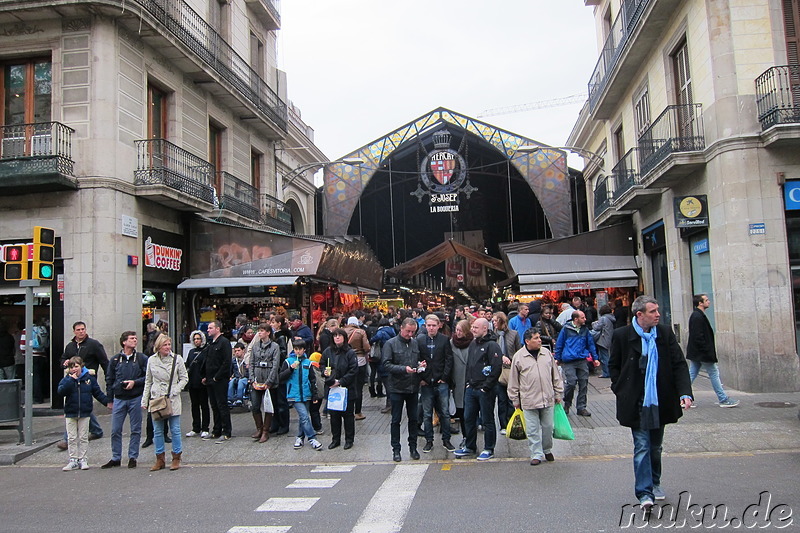 Mercat de la Boqueria - Markt in Barcelona, Spanien