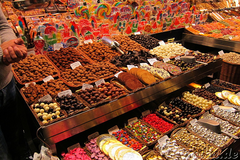 Mercat de la Boqueria - Markt in Barcelona, Spanien