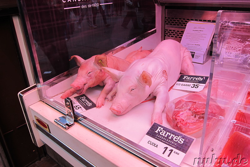 Mercat de la Boqueria - Markt in Barcelona, Spanien