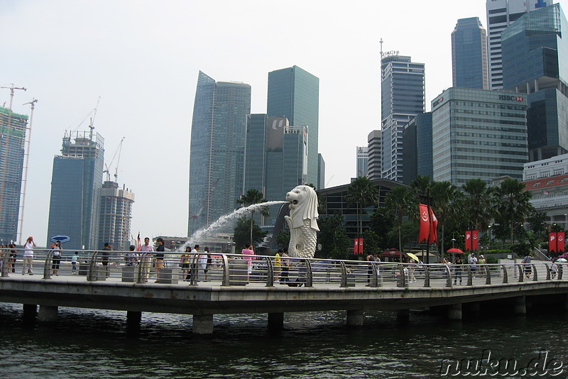 Merlion Statue, Singapur