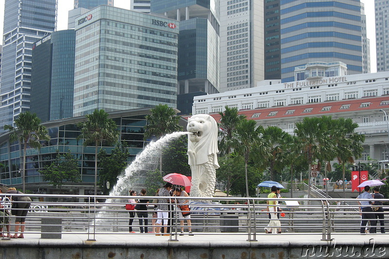 Merlion Statue, Singapur