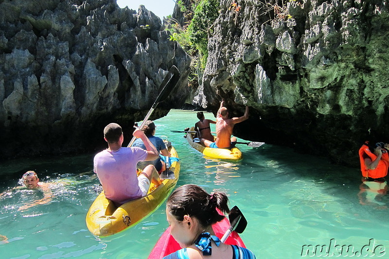 Miniloc Small Lagoon - Bacuit Archipelago, Palawan, Philippinen