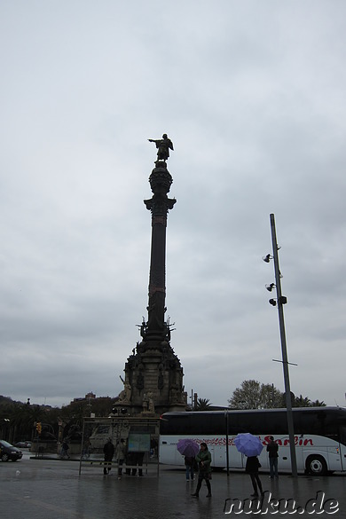 Mirador de Colom in Barcelona, Spanien