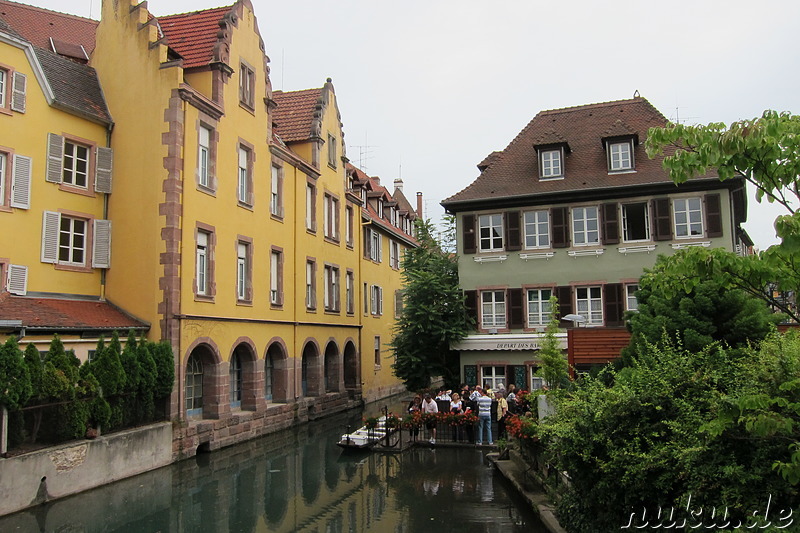 Mit dem Ruderboot durch Petite Venice in Colmar