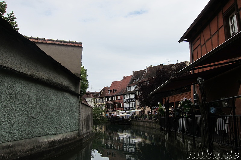 Mit dem Ruderboot durch Petite Venice in Colmar