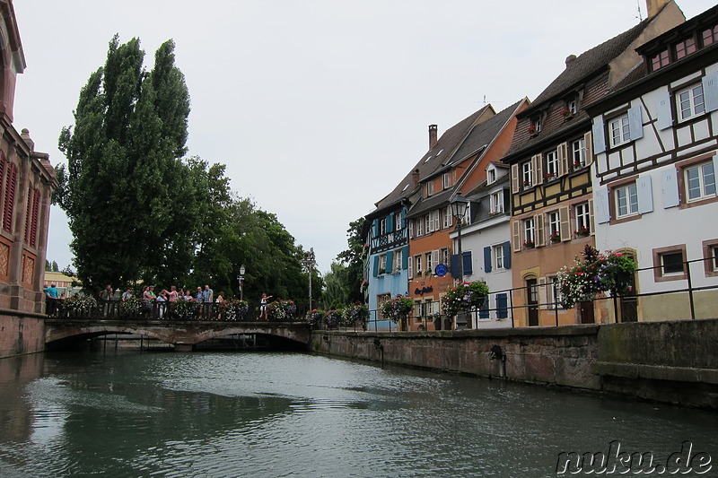 Mit dem Ruderboot durch Petite Venice in Colmar