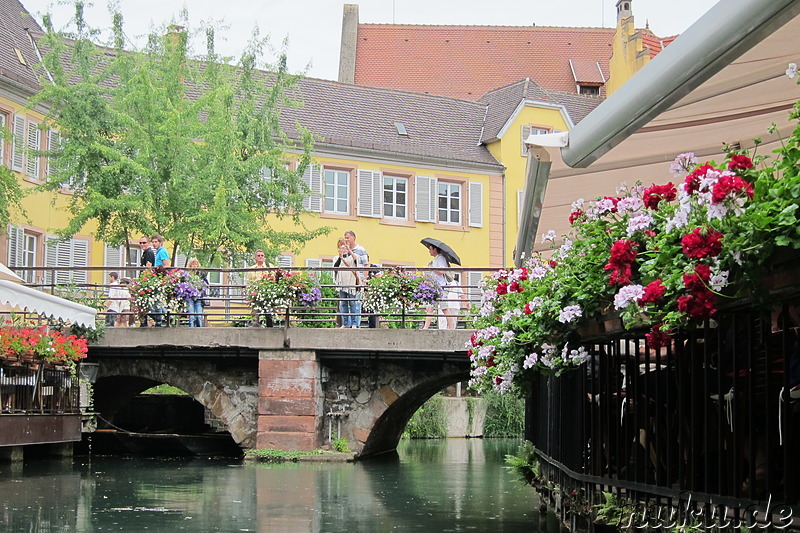 Mit dem Ruderboot durch Petite Venice in Colmar