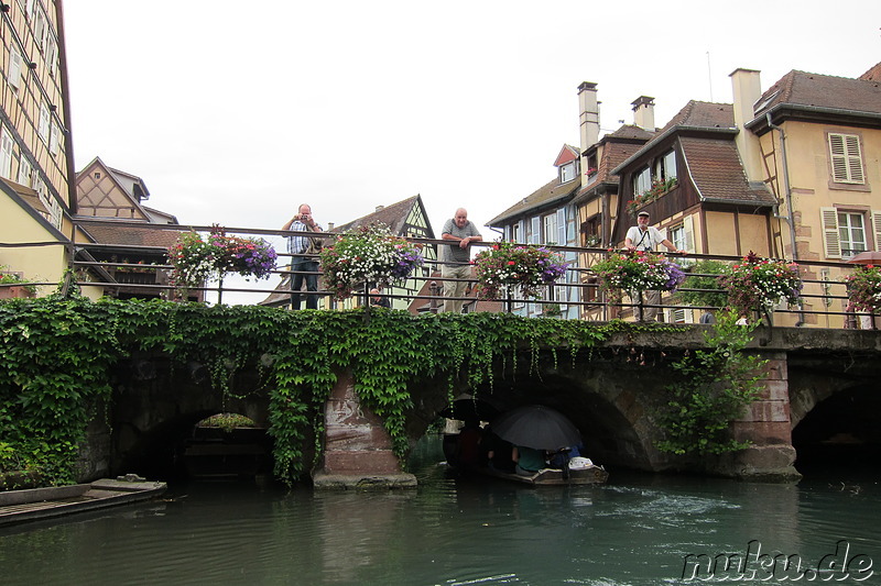 Mit dem Ruderboot durch Petite Venice in Colmar