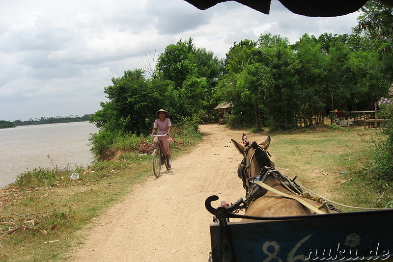 Mit der Pferdekutsche auf Erkundungstour in Inwa, Burma