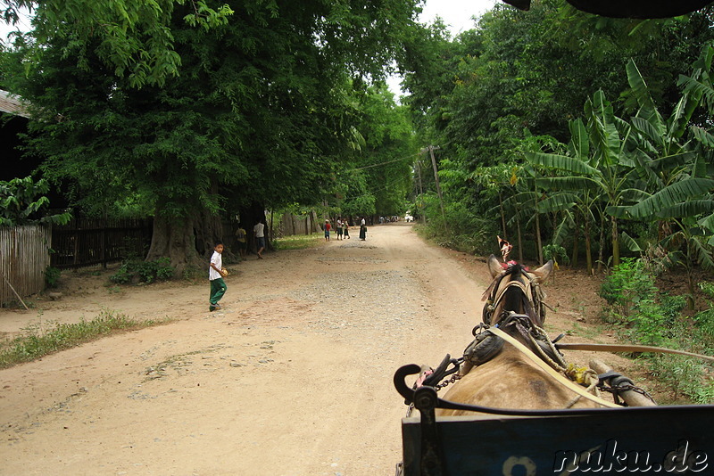 Mit der Pferdekutsche auf Erkundungstour in Inwa, Burma