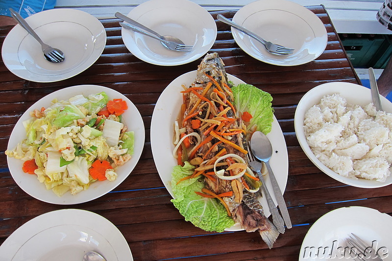 Mittagessen am dritten Tag mit Tao Philippines