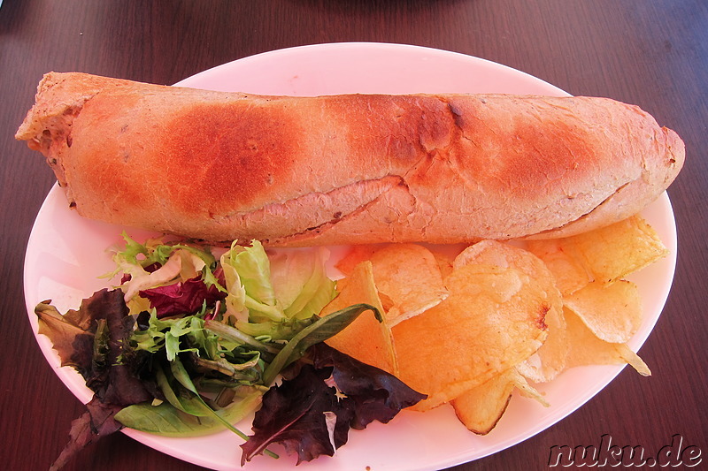 Mittagessen im Fontanella Tea Gardens in Mdina, Malta