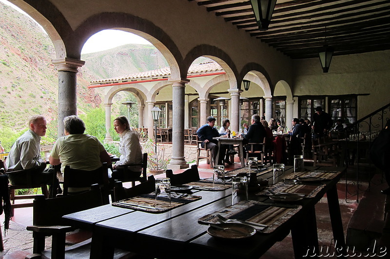 Mittagessen in Urubamba, Peru