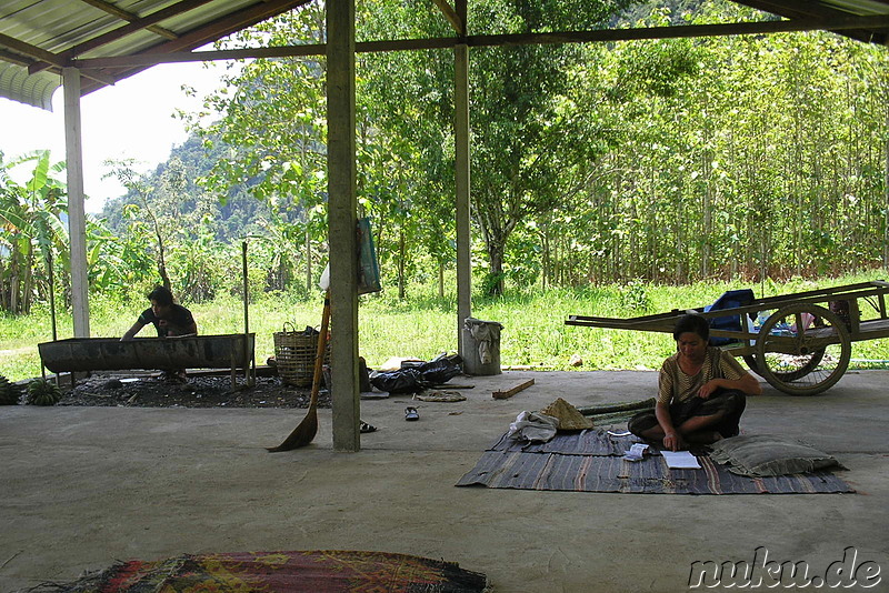 Mittagspause in Vang Vieng, Laos