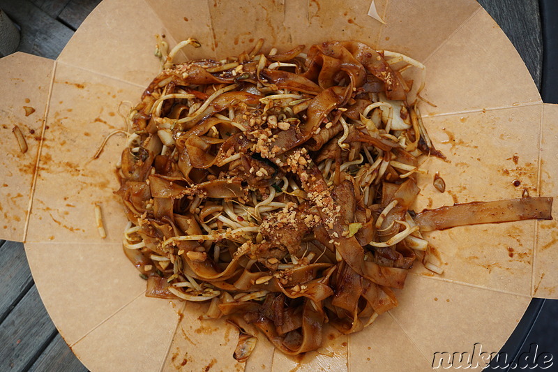 Mongolische Nudeln von Noodlebox in Songdo, Incheon, Korea