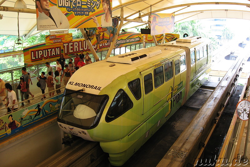 Monorail in Kuala Lumpur, Malaysia