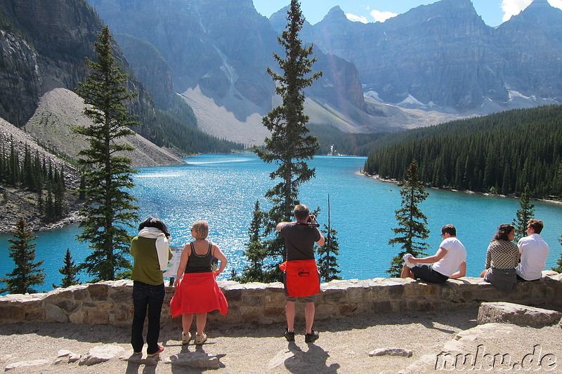 Moraine Lake - See im Banff National Park in Alberta, Kanada