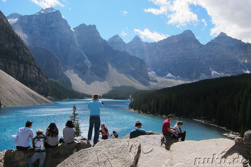 Moraine Lake - See im Banff National Park in Alberta, Kanada