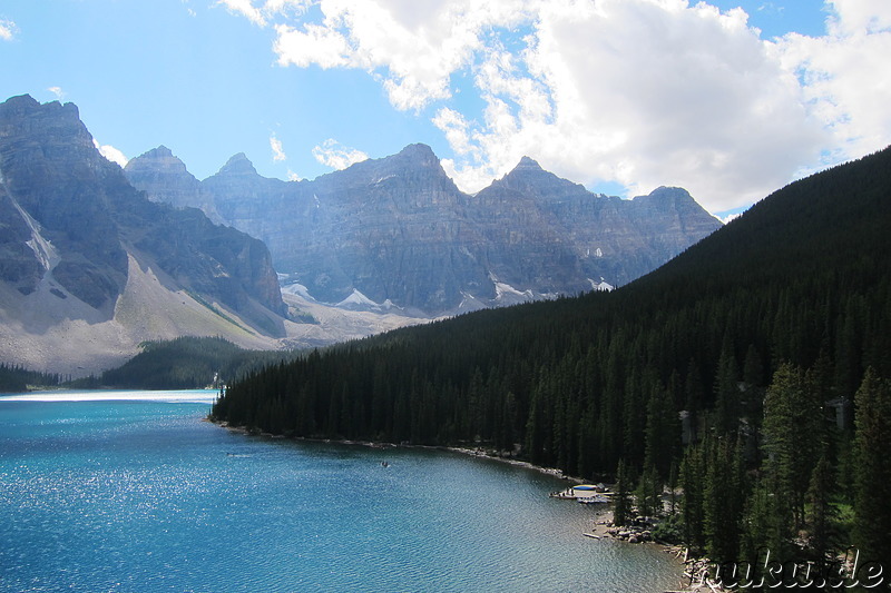 Moraine Lake - See im Banff National Park in Alberta, Kanada