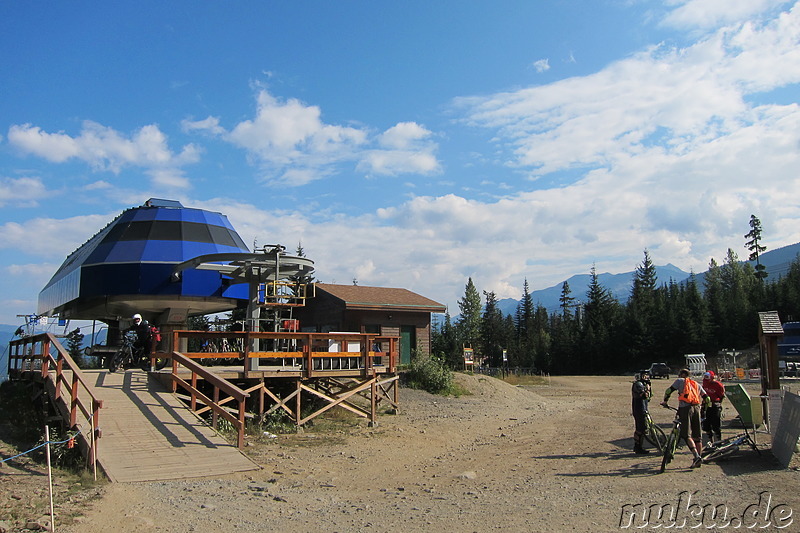 Mountainbiking in Whistler, Kanada