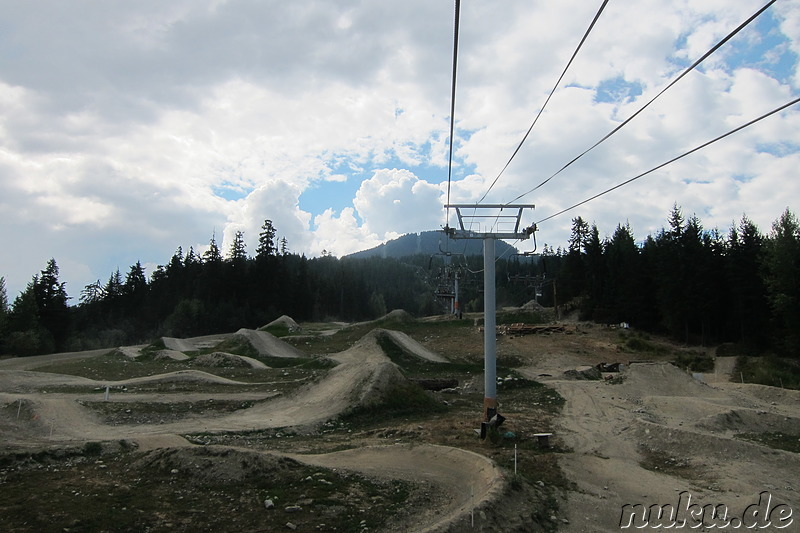 Mountainbiking in Whistler, Kanada