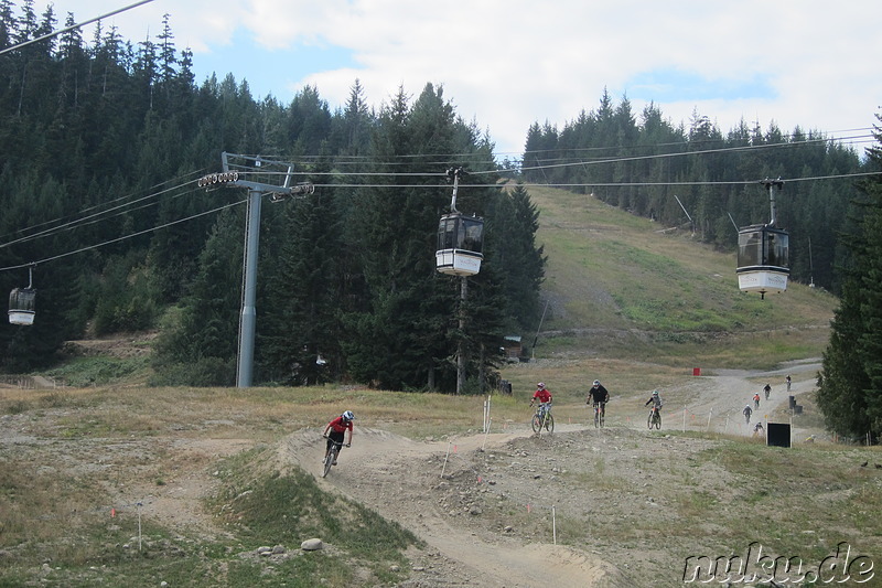 Mountainbiking in Whistler, Kanada