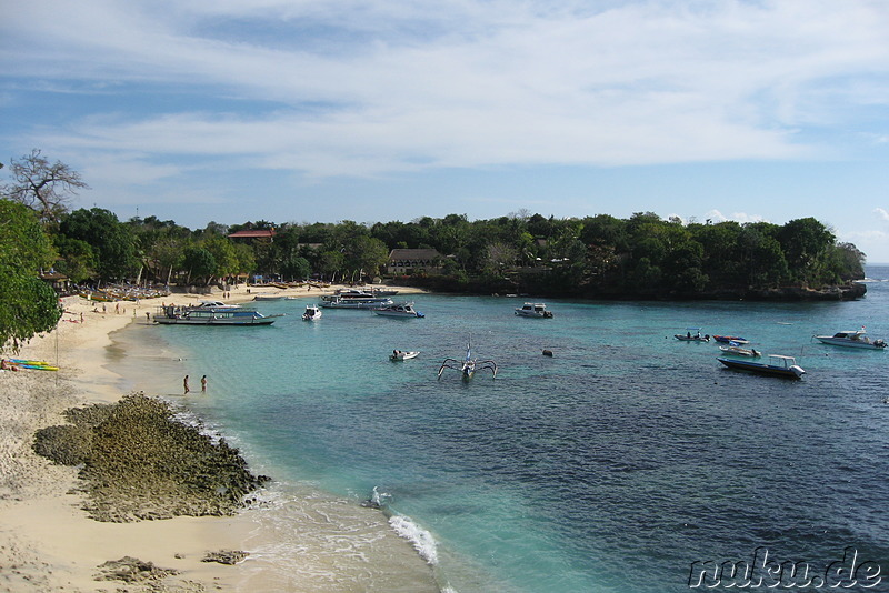 Mushroom Beach auf Nusa Lembongan, Indonesien