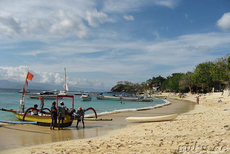 Mushroom Beach auf Nusa Lembongan, Indonesien