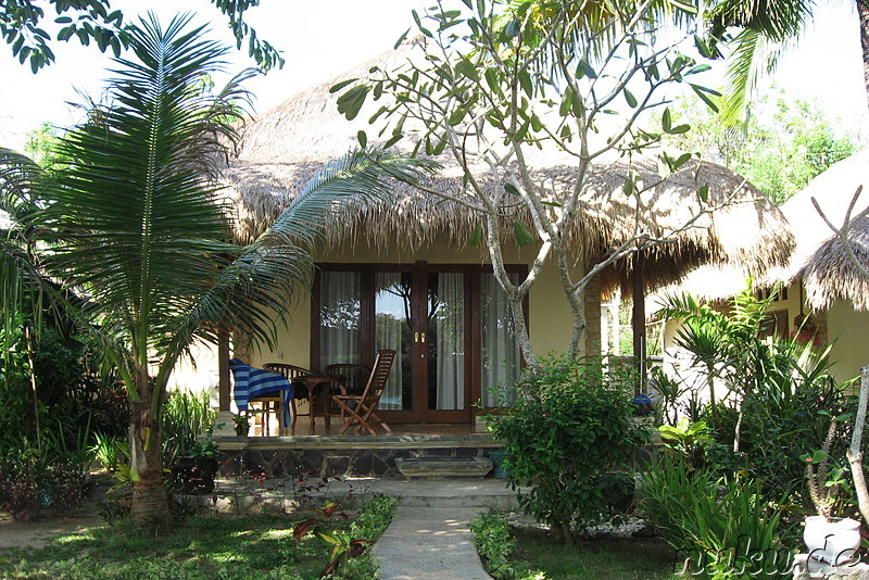 Mushroom Beach Bungalows am Mushroom Bay auf Nusa Lembongan