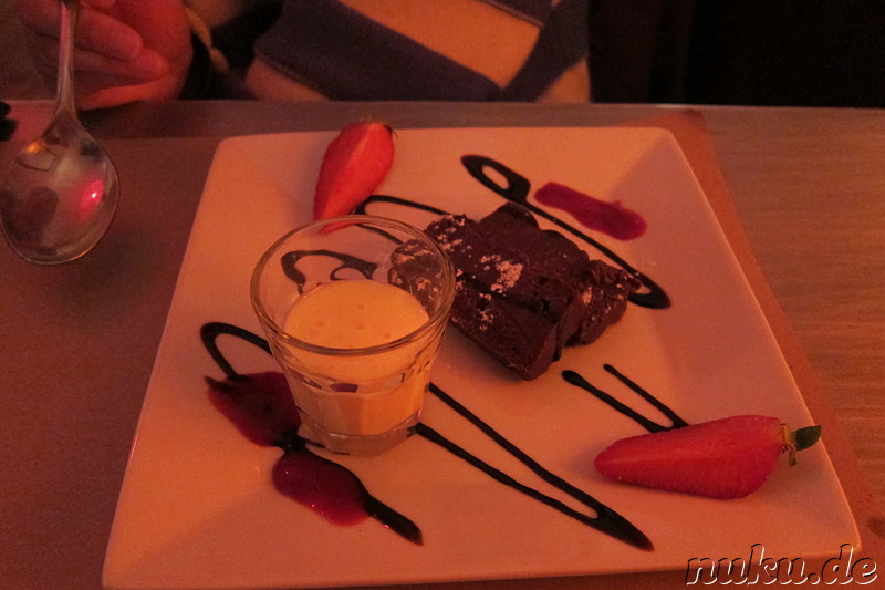 Nachtisch im Restaurant La Cuisine des Anges in Staint Remy de Provence