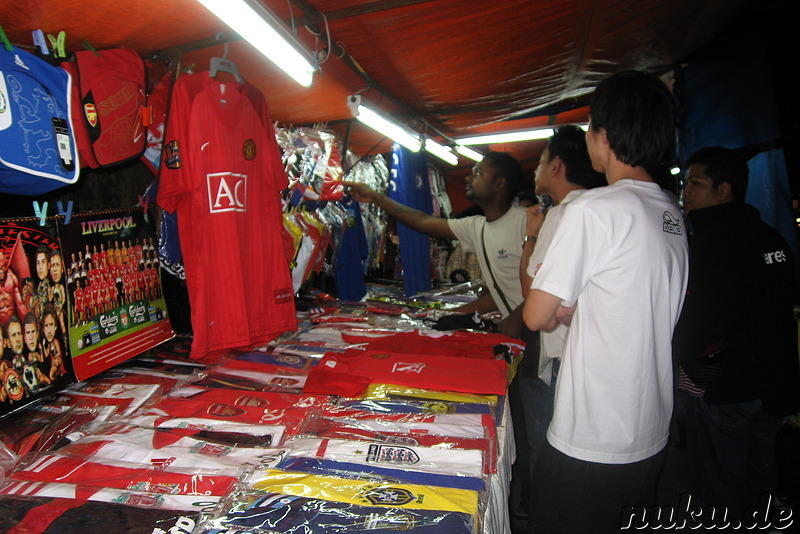 Nachtmarkt in Batu Ferringhi, Pulau Penang, Malaysia