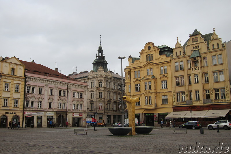 Namesti Republiky - Platz in Pilsen, Tschechien