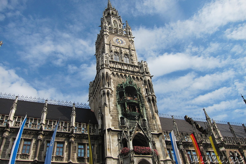 Neues Rathaus am Marienplatz in München