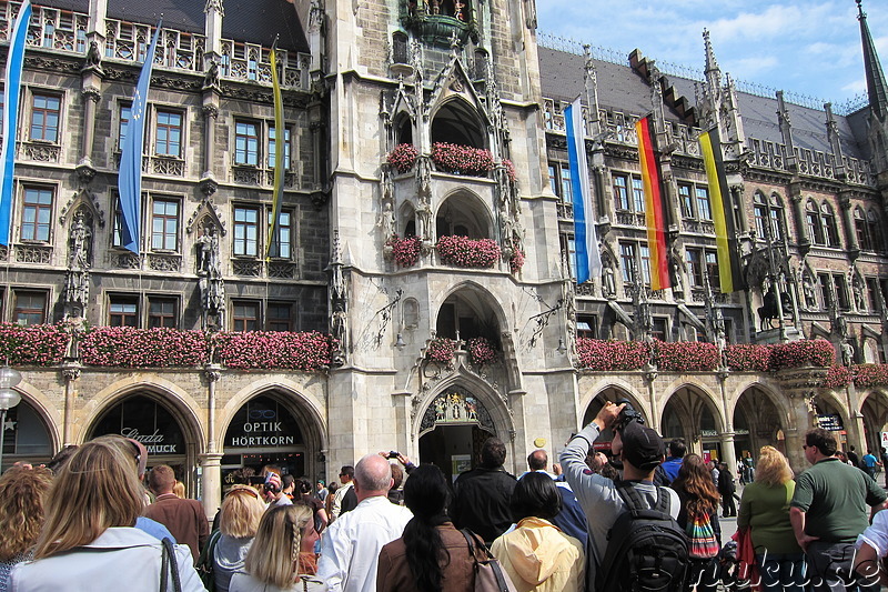 Neues Rathaus am Marienplatz in München