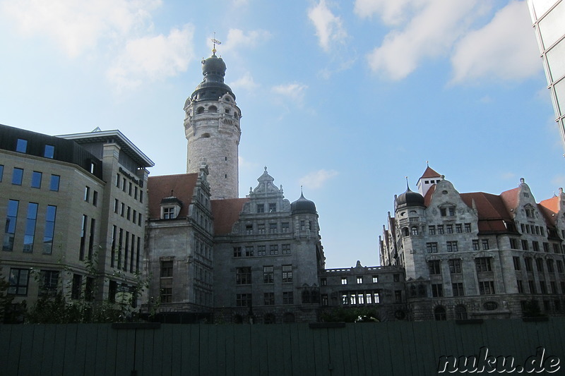 Neues Rathaus in Leipzig, Sachsen