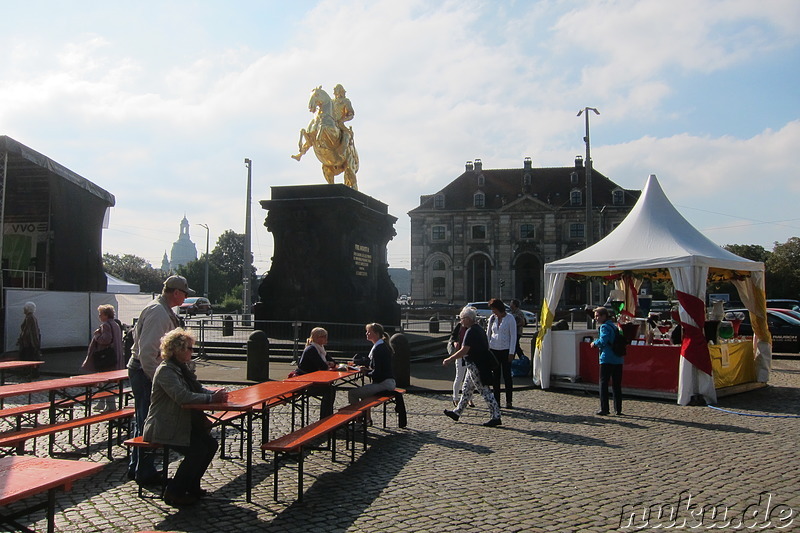 Neustädter Markt in Dresden, Sachsen