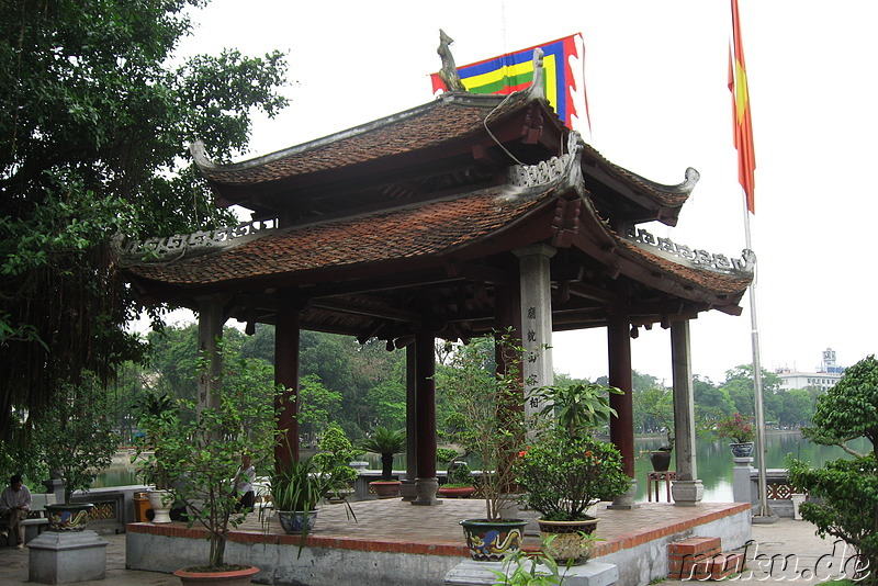 Ngoc Son Jade Mountain Tempel in Hanoi, Vietnam