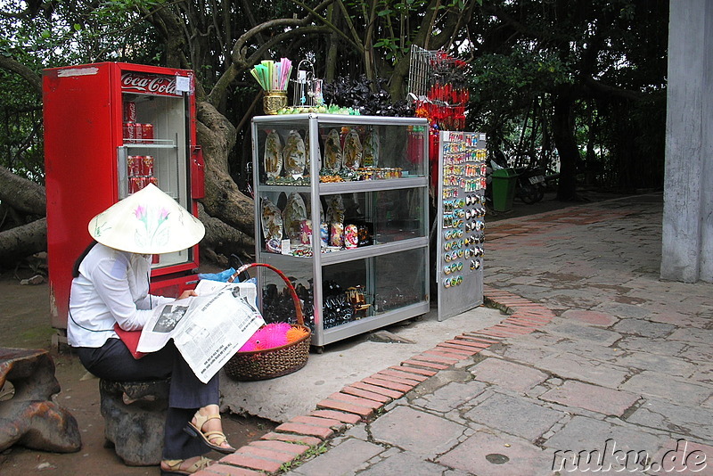 Ngoc Son Jade Mountain Tempel in Hanoi, Vietnam