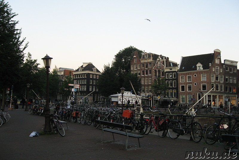 Noch ist es ruhig in Amsterdam...