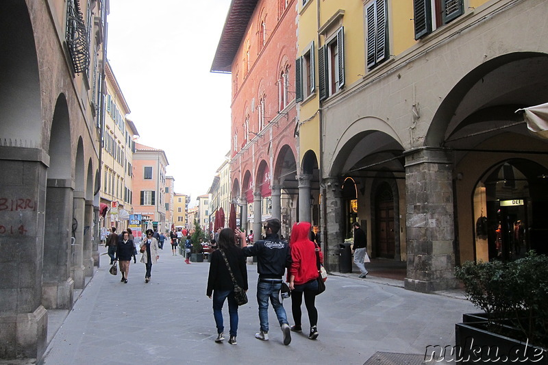 Nördliche Altstadt von Pisa, Italien