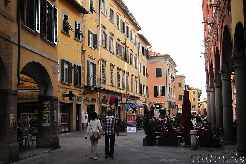 Nördliche Altstadt von Pisa, Italien