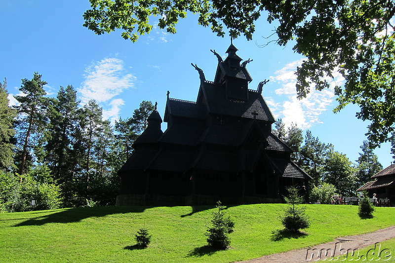 Norsk Folkemuseum - Freilichtmuseum auf Bygdoy in Oslo, Norwegen