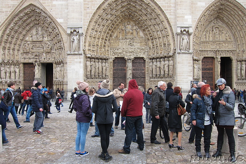 Notre Dame in Paris, Frankreich